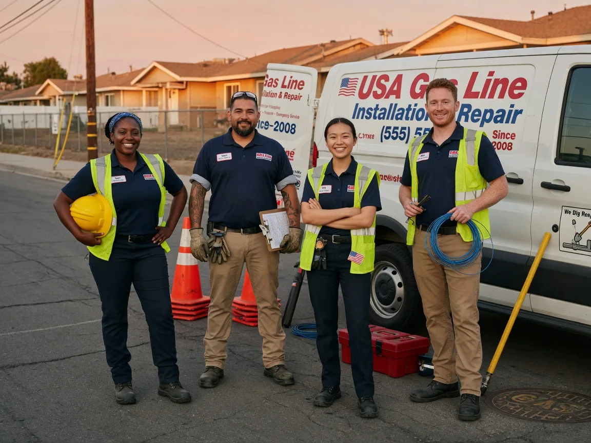 Gas Line Installation company in Lake Como, PA